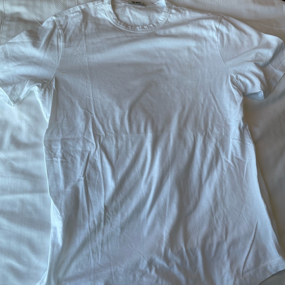 NEW Buck Mason- Men’s Classic White Crew Neck TALL T-Shirt